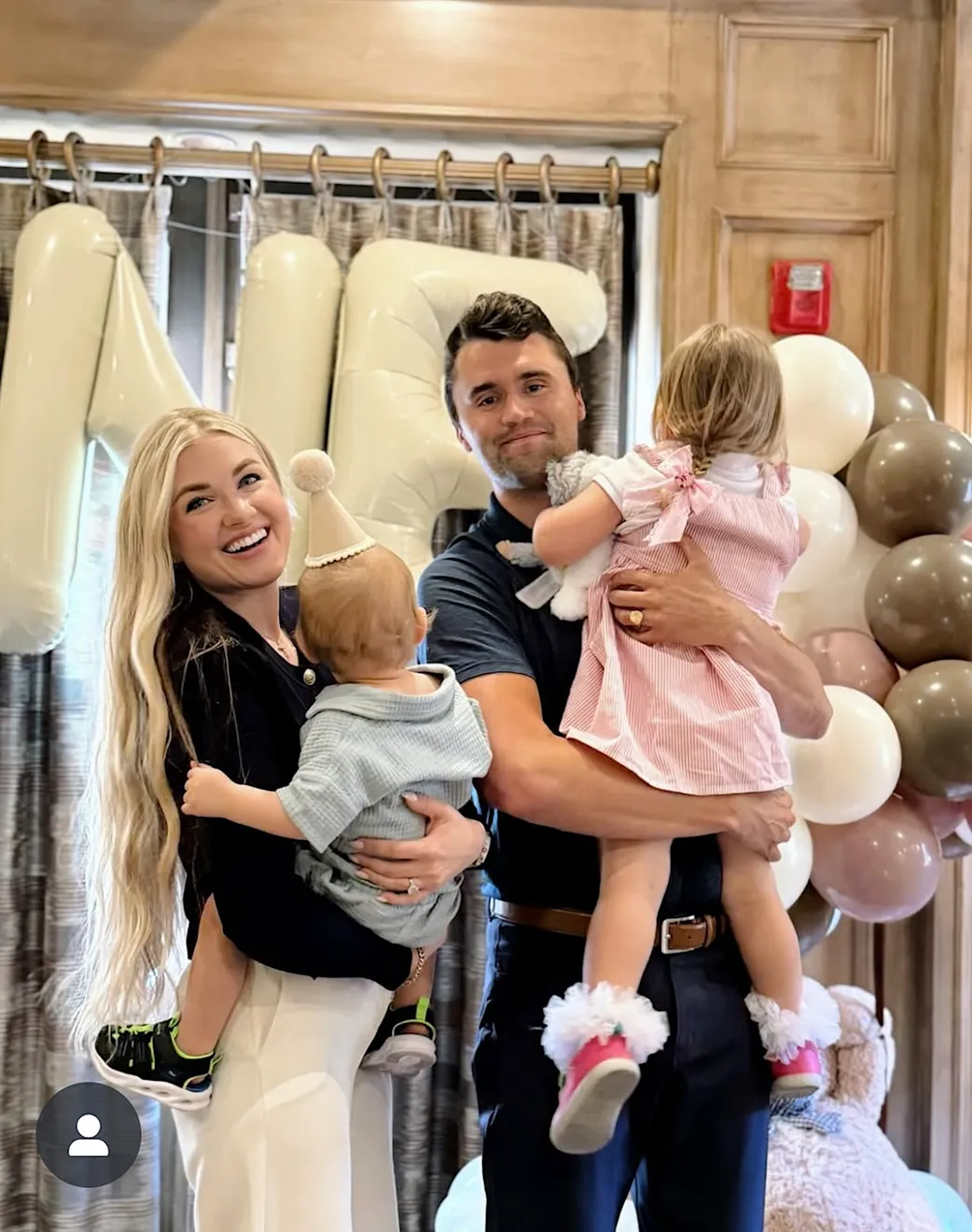 charlie kirk and family